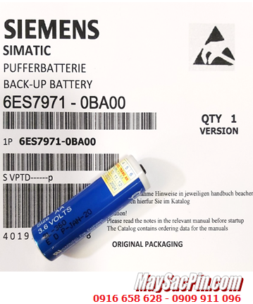 Siemens S7-400; Pin nuôi nguồn PLC Siemens S7-400 lithium 3.6v AA 2400mAh _Xuất xứ ĐỨC 